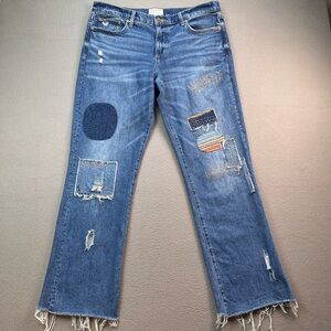 Lucky Brand x Yellowstone Women’s 14/32R Patchwork Easy Rider Boot Cut Western